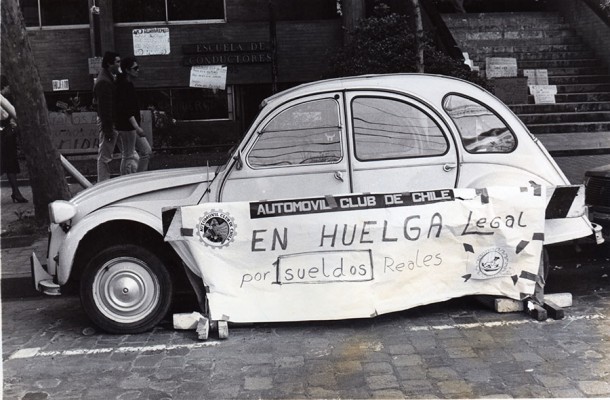 Chile sindicatos Huelga Legal automovil Club - Archivo Fortín Mapocho